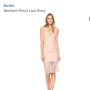 Tea-Length Rose Lace Dress